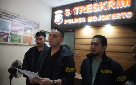 Kurang dari 24 jam, Polres Mojokerto Ungkap Pembobol Minimarket 1 Tersangka Residivis Diamankan