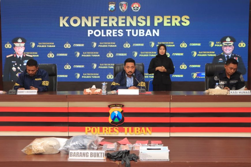Polres Tuban Amankan Pelaku Pengedar Uang Palsu