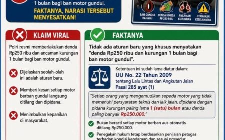 Korlantas Polri Bantah Isu Denda Ban Gundul yang Beredar di Media Sosial