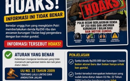 Masyarakat Diimbau Tidak Mudah Percaya Kabar Hoaks soal Ban Gundul